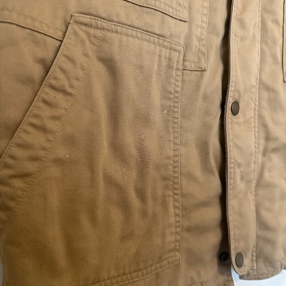 Vintage Quilted Canvas & Leather Utility Vest - J Peterman Company - Picture 6 of 9